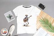 Watercolor Skeloten Guy Clipart, an Object Graphic by Negarin Digital Art (Thumbnail 5 of 11)