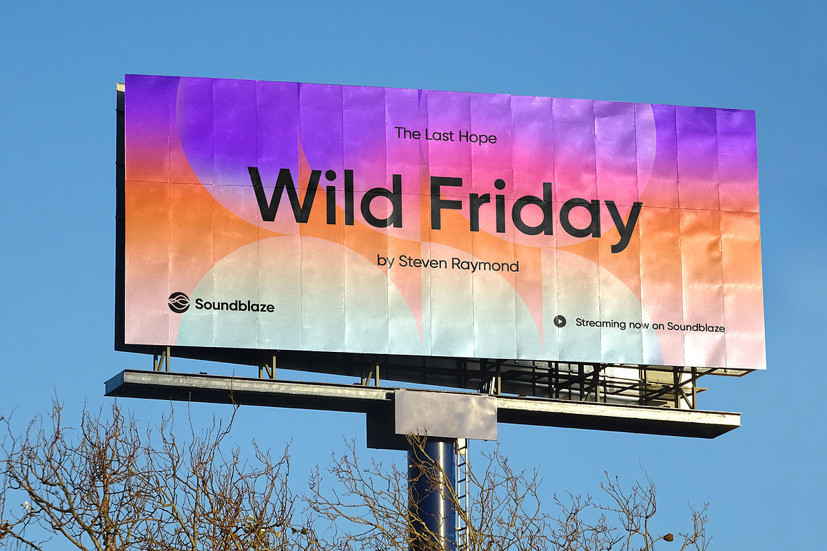 Billboard Poster Street Mockup, an Advertising Mockup by Asylab (Photo 3 of 5)