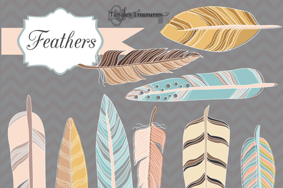 Feather Graphic Set