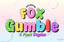Fox Gumble : 6 Font Style