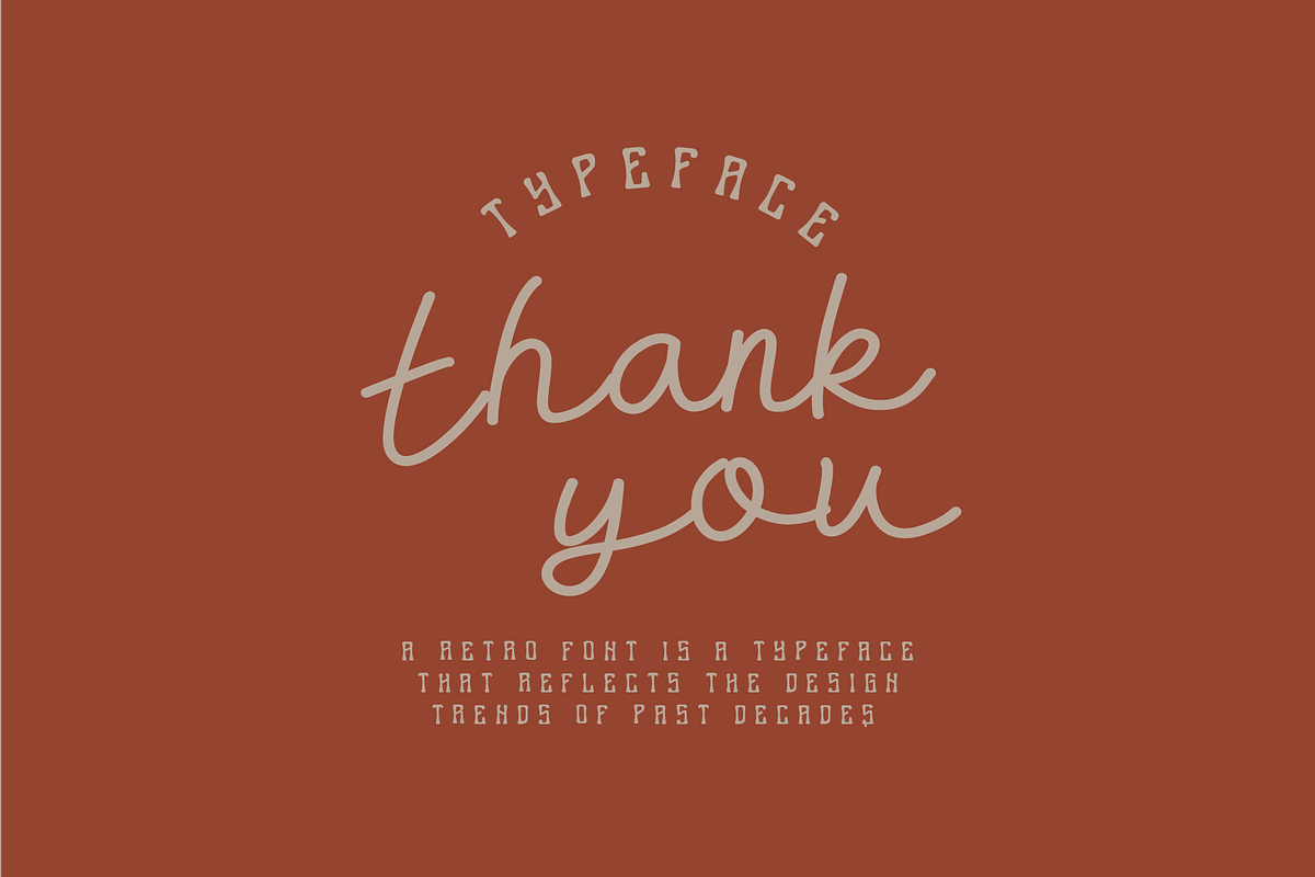 TAILFINE - Retro Duo Font, a Font by Rightwheels (Photo 11 of 11)