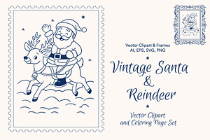 Christmas Clipart for Cards & Prints