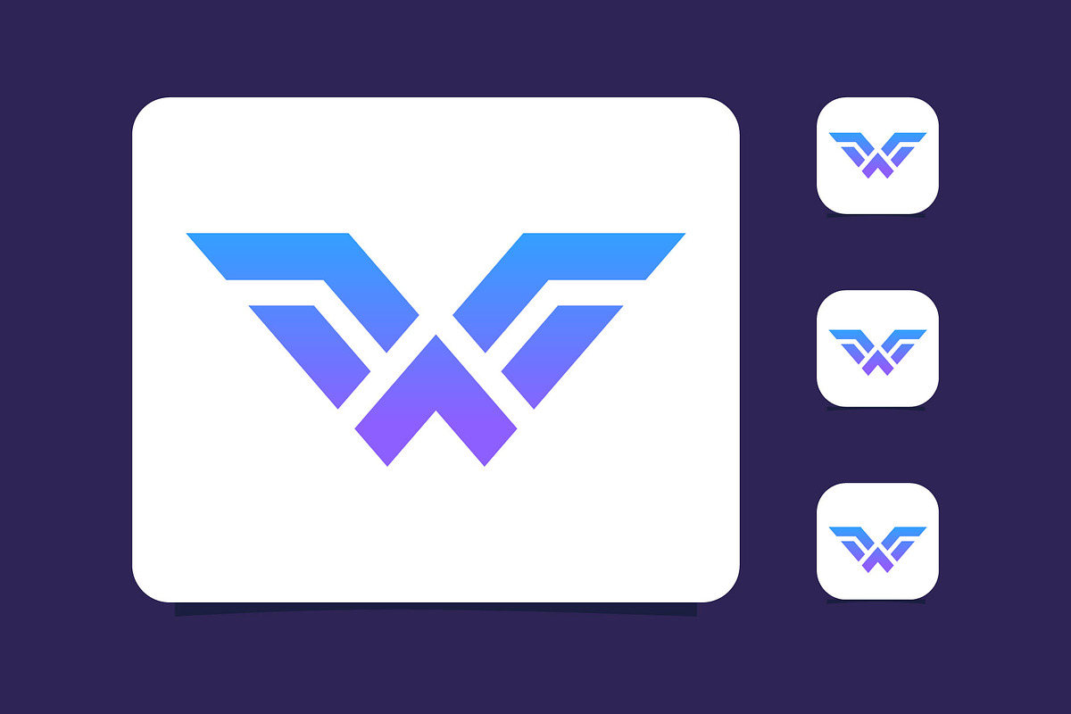 W letter abstract logo, a Branding & Logo Template by Motaleb Hossain