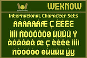 Professional Skills font, a Font by weknow (Thumbnail 8 of 8)
