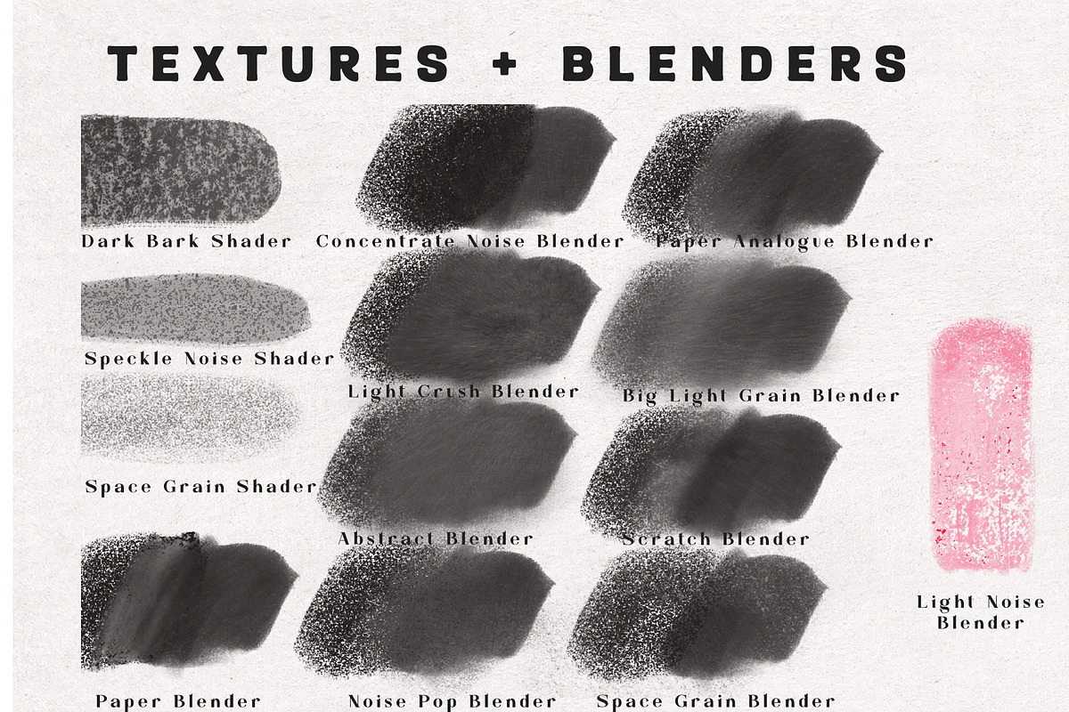 Analogue Retro Brushes for Procreate, a Brush Add-On by Neon Wild (Photo 8 of 11)