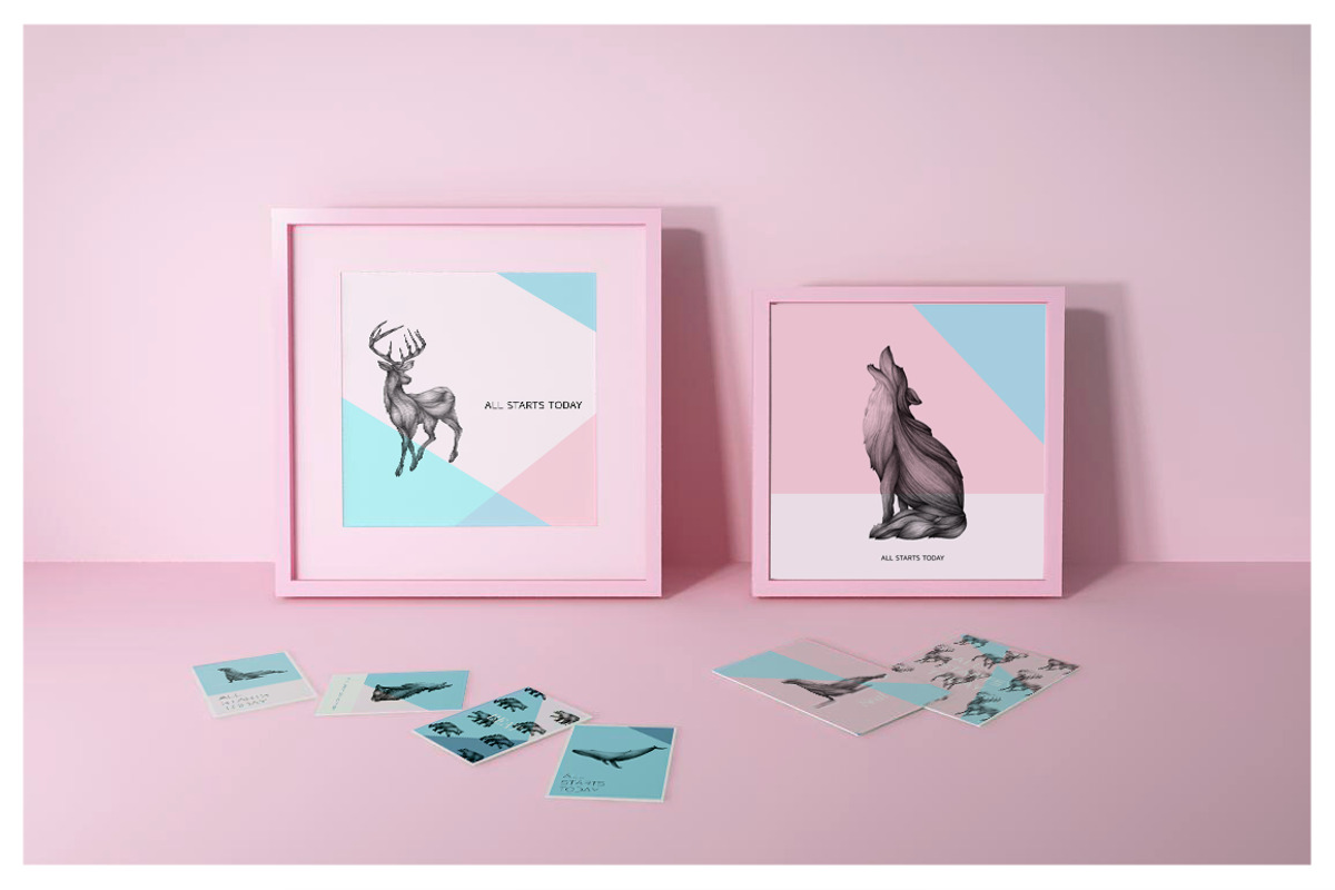 Illustration of animals 02, a Card Template by Isbela  (Photo 4 of 5)