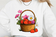 Valentine Strawberry Clipart, an Illustration by OK Design (Thumbnail 5 of 6)
