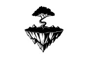50 Floating Island Bonsai Vector Bun, an Illustration by Designs_River (Thumbnail 11 of 51)