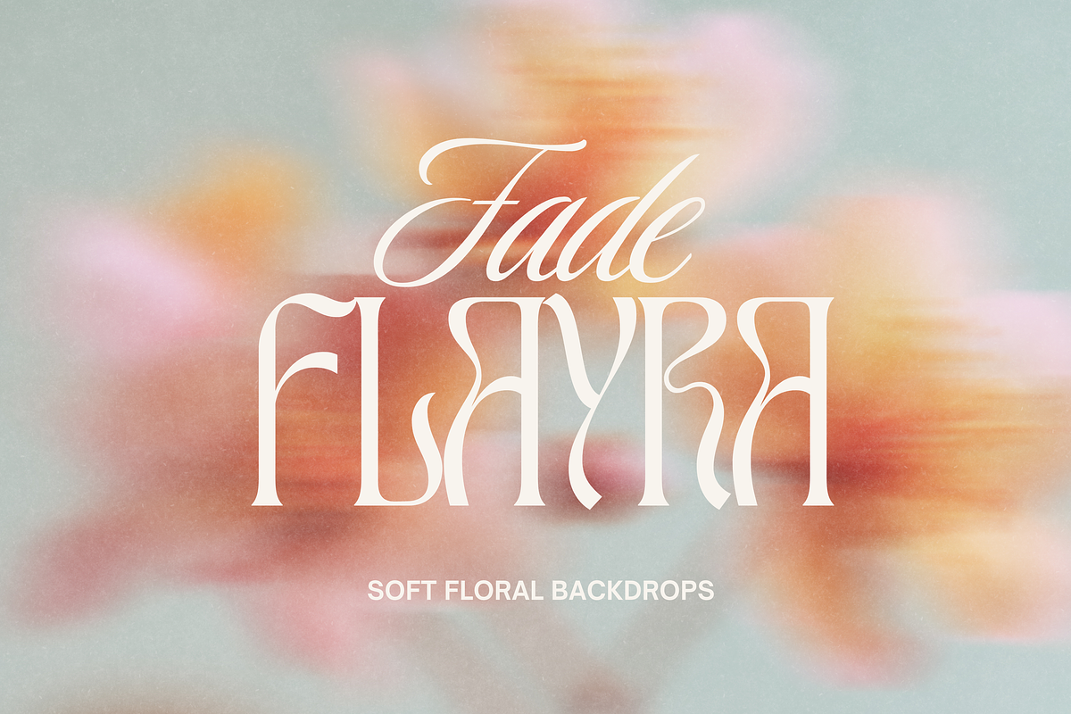 FLAYRA: 30 Blurry Abstract Florals, a Background Graphic by Veyla (Photo 1 of 12)
