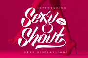 Sexy Shout, a Script Font by FHFont (Thumbnail 1 of 10)