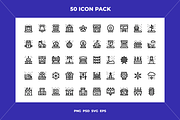 Christmas city icons, an Outline Icon by Wencory (Thumbnail 1 of 2)