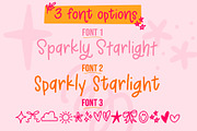 Simply Sparkle Handwritten Font, a Handwritten Font by longleafprints (Thumbnail 3 of 9)
