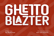 CF Ghetto Blazter - Rounded Sans, a Sans Serif Font by Indotype Foundry (Thumbnail 1 of 10)