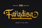 Faradisa, a Blackletter Font by RNDI Type Foundry (Thumbnail 1 of 13)
