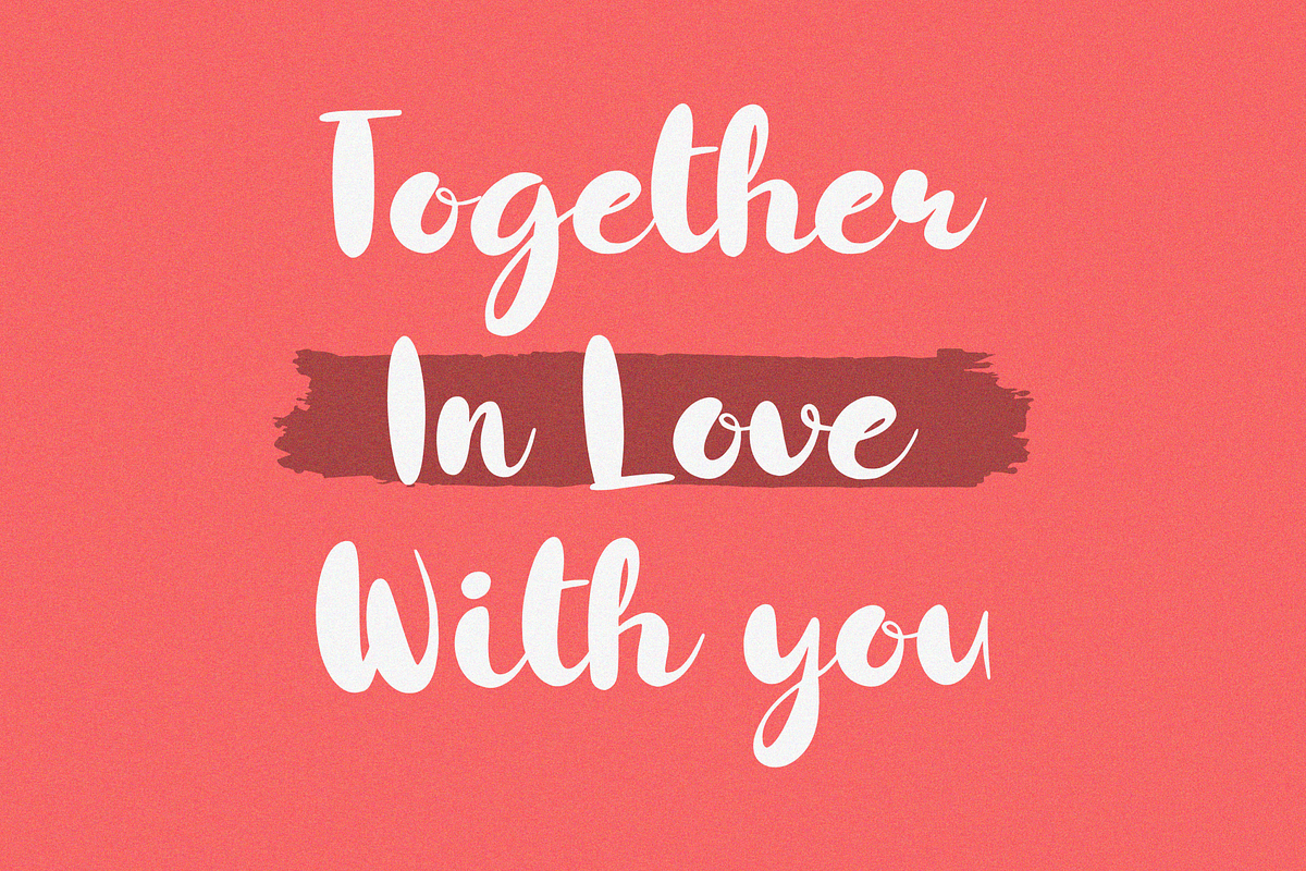 Golden Rainbow, a Script Font by Essentials Studio (Photo 7 of 9)