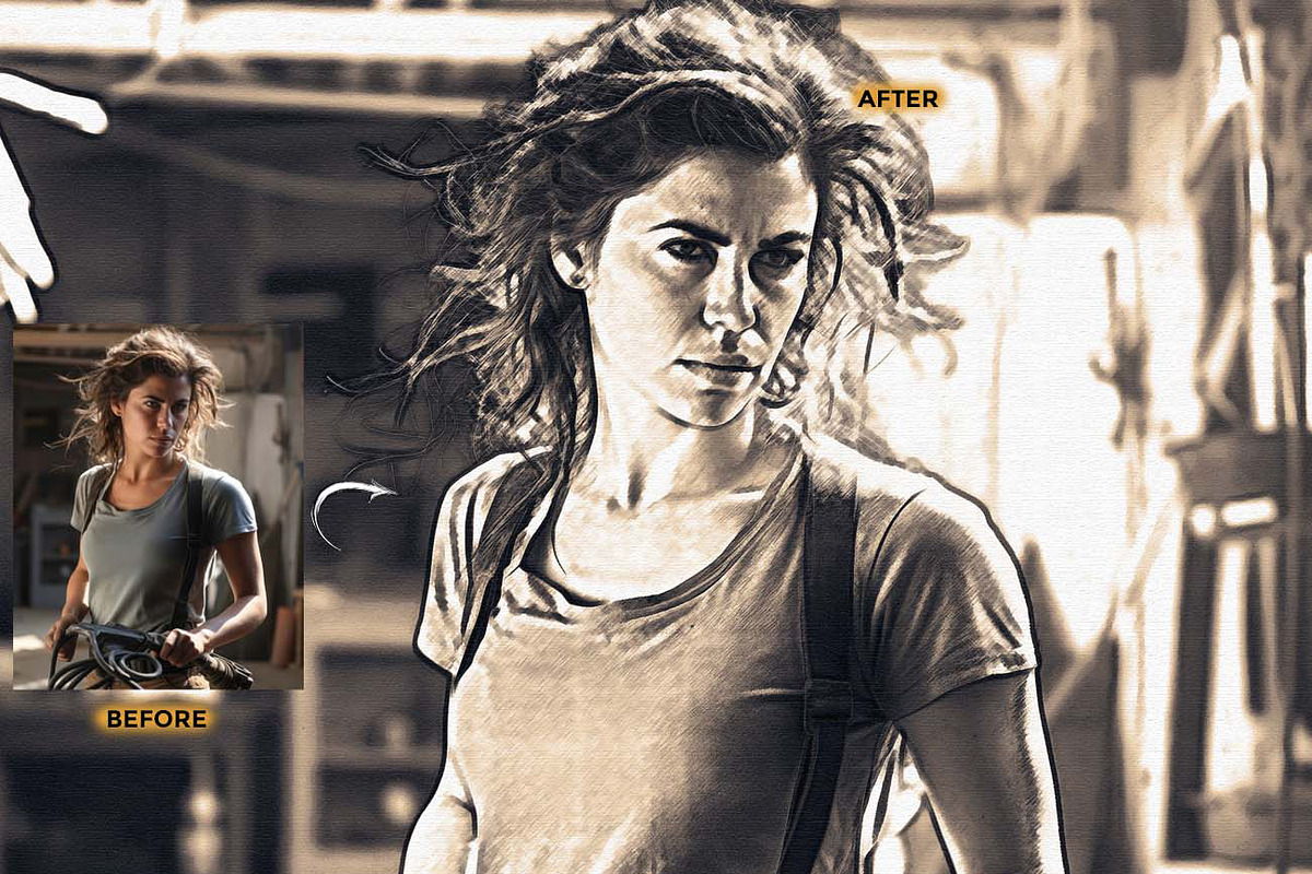 CINEMATIC CONCEPT SKETCH FX, an Action Add-On by Studio Retouch (Photo 7 of 11)