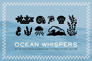 OCEAN WHISPERS | Graphic collection, an Illustration by katieromanoff_art (Thumbnail 1 of 14)