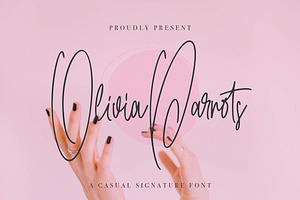 Olivia - Casual Signature Font