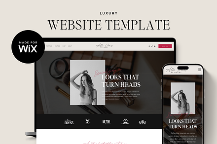 Makeup Artist Wix Website Template