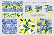 Sicilian Lemon & Tiles Pattern Kit, a Pattern Graphic by FineArt (Thumbnail 3 of 4)