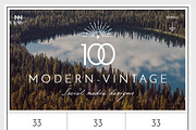 Elsewhere Vintage Social Media Pack, a Social Media Template by NordWood (Thumbnail 2 of 8)