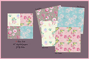 Roses Clipart Digital Paper, a Decorative Illustration by VianneArt (Thumbnail 3 of 4)