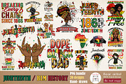 BLM Juneteenth Sublimation Bundle, an Object Graphic by GlitterCraft (Thumbnail 1 of 101)