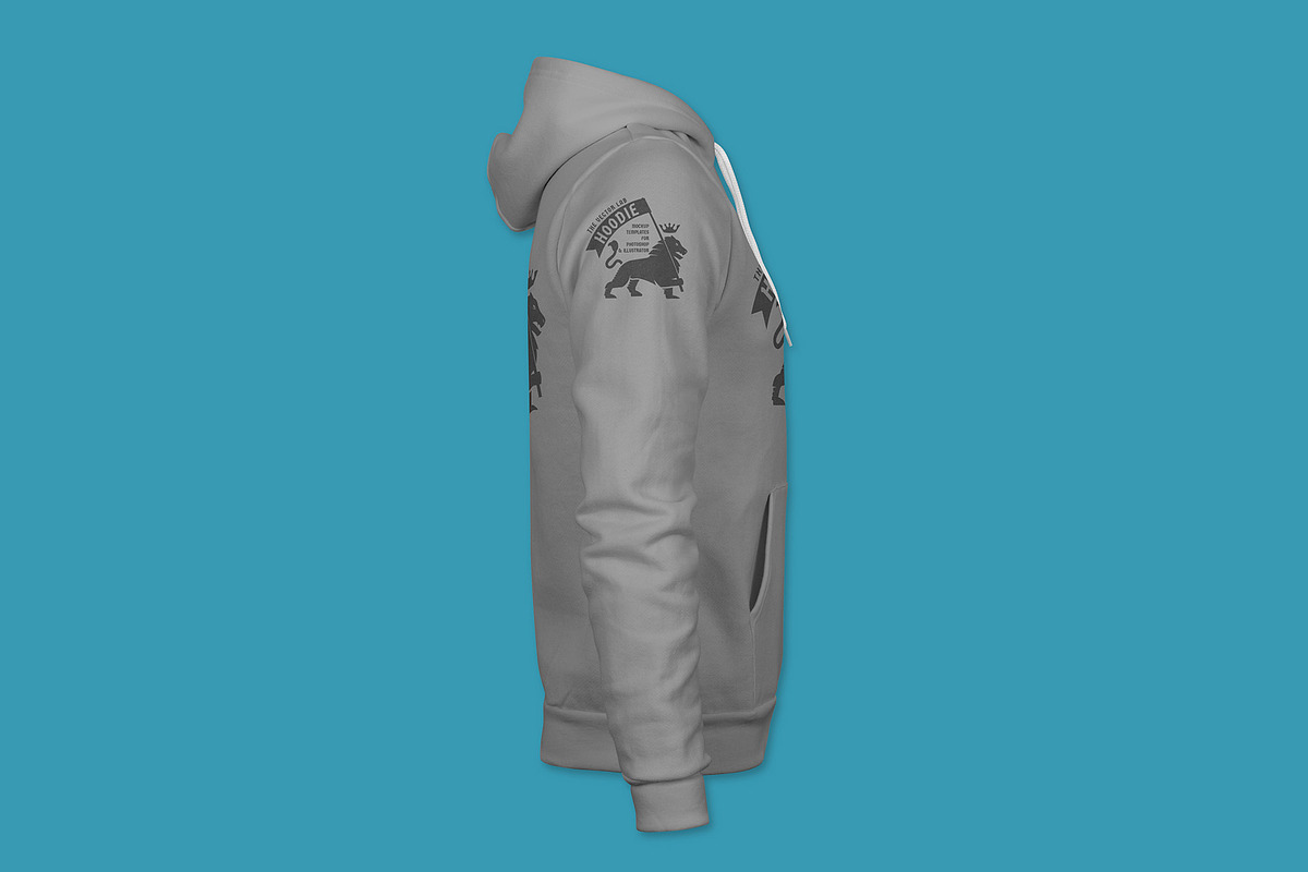 Men's Hoodie Mockup Templates, a Hoody Mockup by TheVectorLab (Photo 14 of 15)