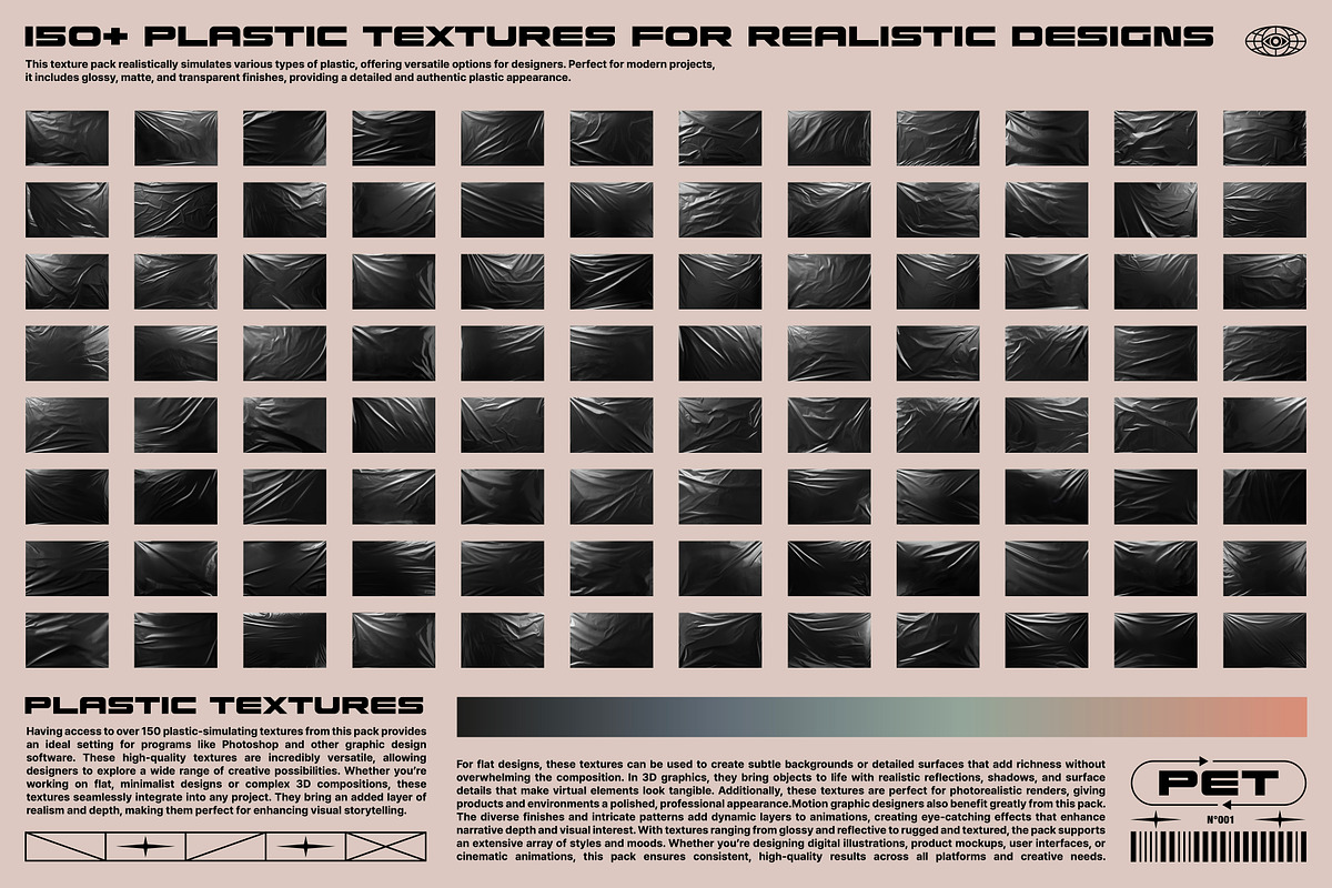 Plastic Textures Vol.1, a Texture Graphic by God Control