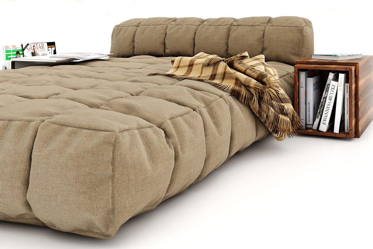 Modern bed, a Furniture 3D Model by Yuri-U (Photo 1 of 5)
