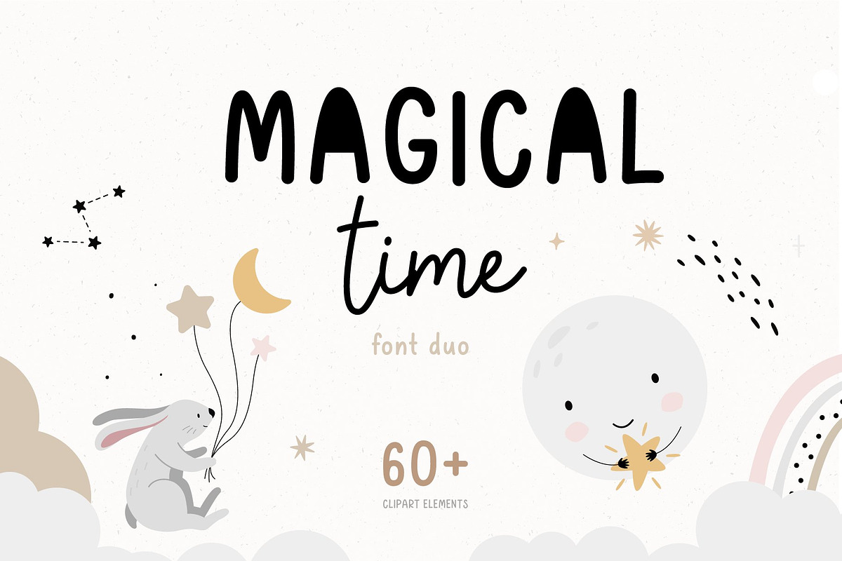 Magical time | Font duo, a Script Font by AngelinaKovel (Photo 1 of 12)