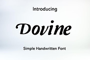 Dovine Modern Handwritten Font, a Handwritten Font by ResumeFabs (Thumbnail 1 of 7)