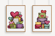 Valentine's Day Love Letter Clipart, an Illustration by Libby Wishes (Thumbnail 3 of 7)