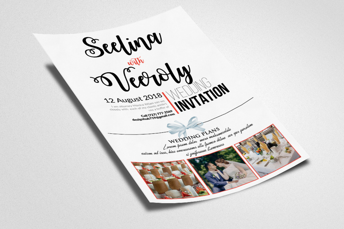 Save The Date Flyer, a Flyer Template by Psd Templates (Photo 2 of 2)