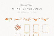 Cutie Pie Baby Shower Watercolor, a Seasonal Illustration by Invite to Clipart (Thumbnail 6 of 10)