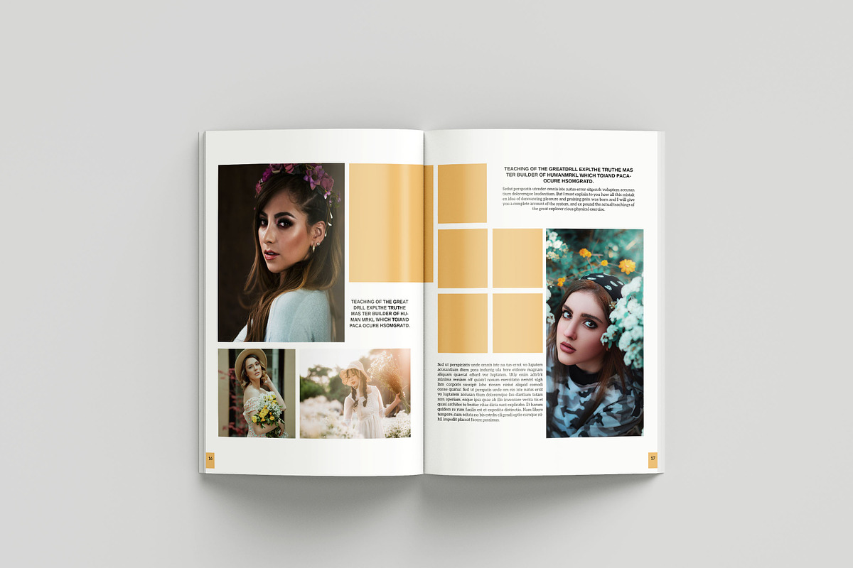 Fashion Lookbook Template, a Magazine Template by retrographix (Photo 8 of 14)