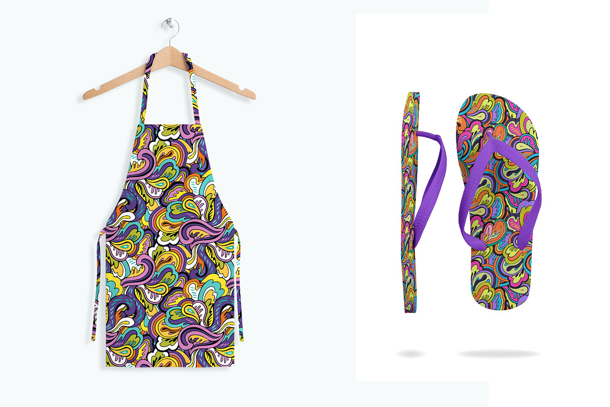 Vintage colorful seamless patterns, a Pattern Graphic by Robusta (Photo 4 of 4)