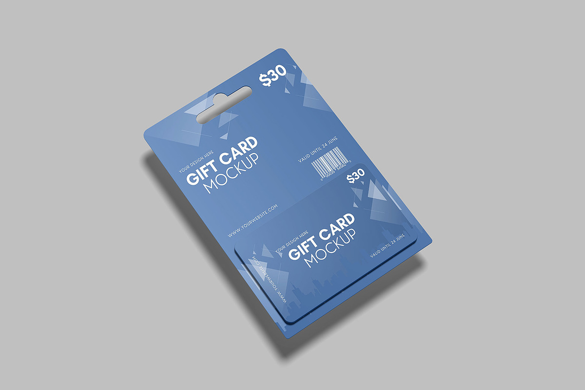 Gift Card Mockup, a Product Mockup by ZifaraDesign (Photo 5 of 5)