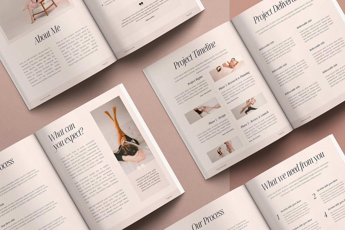 Client Welcome Packet Canva Template, a Magazine Template by Sierra Creative Studio (Photo 12 of 12)