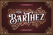 Barthez - Victorian Serif Font, a Serif Font by Grezline Studio (Thumbnail 1 of 11)