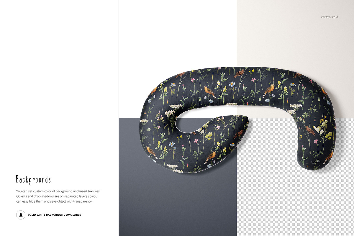 Pregnancy Pillow Mockup Set, a Product Mockup by creatsy5 (Photo 6 of 8)