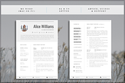 Professional Resume Template, a Resume Template by introDuice - CV / Resumes (Thumbnail 3 of 7)