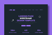 Modern Dark Wireframe Layout, a Wireframe Template by MightyDesign (Thumbnail 2 of 9)