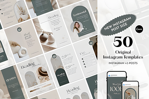 New Instagram Post Size Templates, a Social Media Template by Ink Gallery