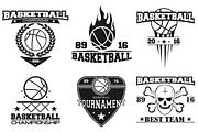 Great set of basketball logo,emblems, an Object Illustration by pashigorov (Thumbnail 4 of 17)