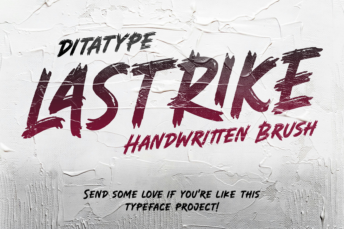 Lastrike, a Script Font by Ditatype (Photo 11 of 11)