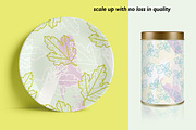 Botanical splash patterns, a Pattern Graphic by ItsDianaDesign (Thumbnail 2 of 5)