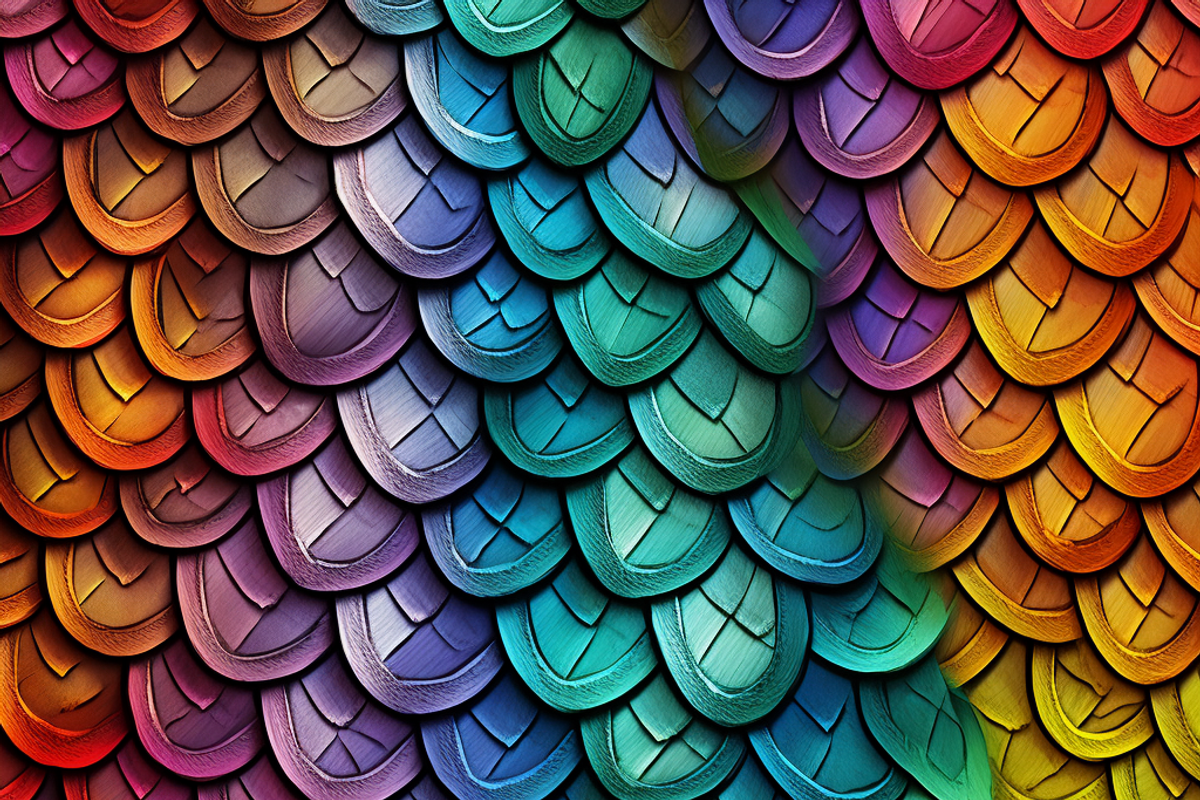 Dragon Scales Pattern, a Pattern Graphic by Printable Treasure (Photo 2 of 6)
