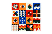 Geometric Shapes Dots Construction, a Pattern Graphic by Neo Geo (Thumbnail 6 of 9)
