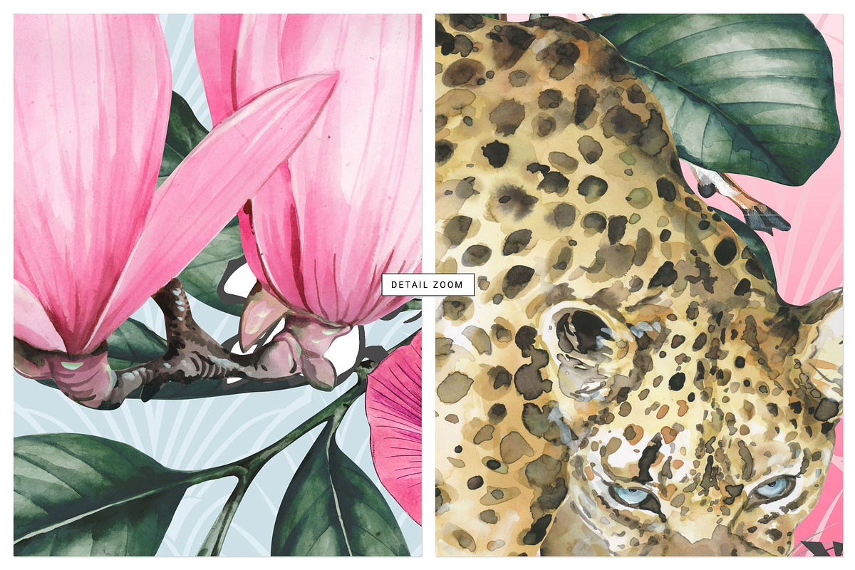 Debonair Watercolour Leopard Print, a Pattern Graphic by Pink Linen (Photo 8 of 13)
